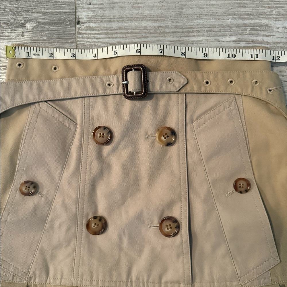 Burberry Mini Skirt Size 0 NWT AUTHENTIC - Picture 3 of 8